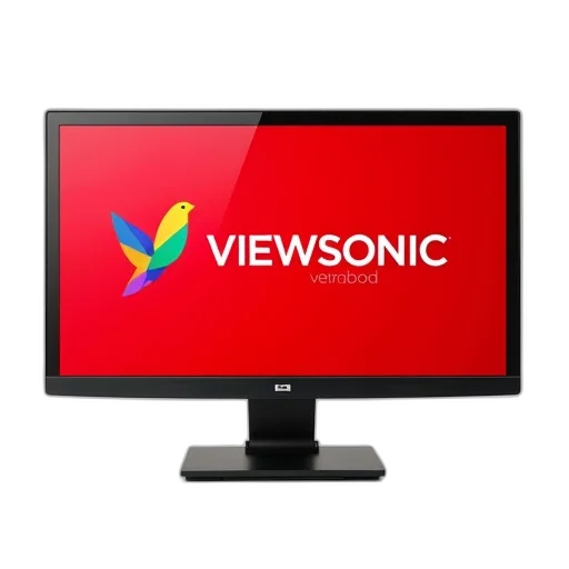 3d render, computer, monitor, red transparent PNG cut-out