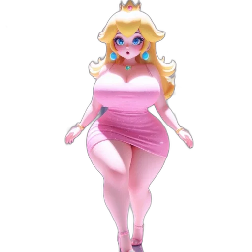 dress, concept art, 3d render, pixel art transparent PNG cut-out