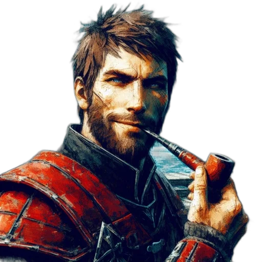 sword, face, weapon, concept art transparent PNG cut-out