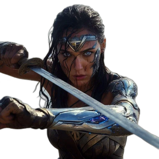 sword, woman, metallic, armor transparent PNG cut-out