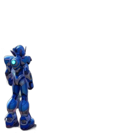 robot, creature, weapon, staff transparent PNG cut-out