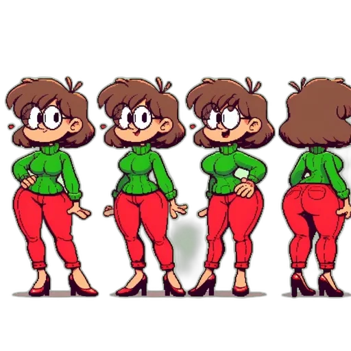 dress, jacket, staff, pixel art transparent PNG cut-out