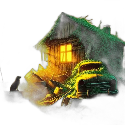 car, concept art, comic book art, photorealistic transparent PNG cut-out