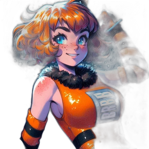 robot, dress, staff, concept art transparent PNG cut-out