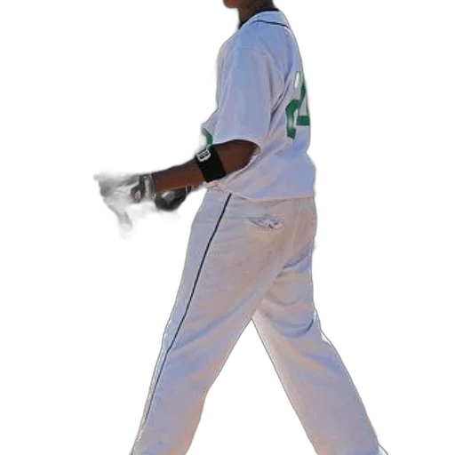 staff, baseball, player, white transparent PNG cut-out