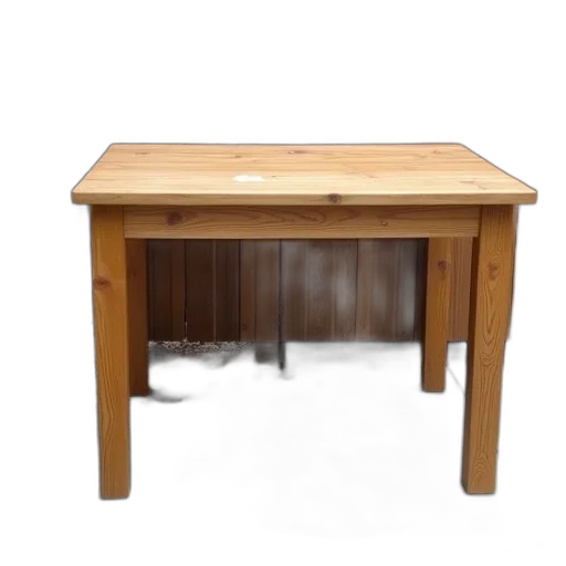 furniture, 3d render, wooden, table transparent PNG cut-out