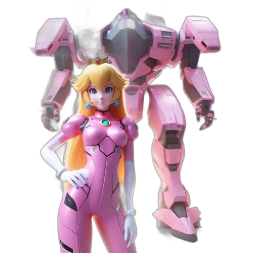 robot, weapon, concept art, 3d render transparent PNG cut-out