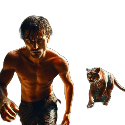 animal, creature, concept art, photorealistic transparent PNG cut-out
