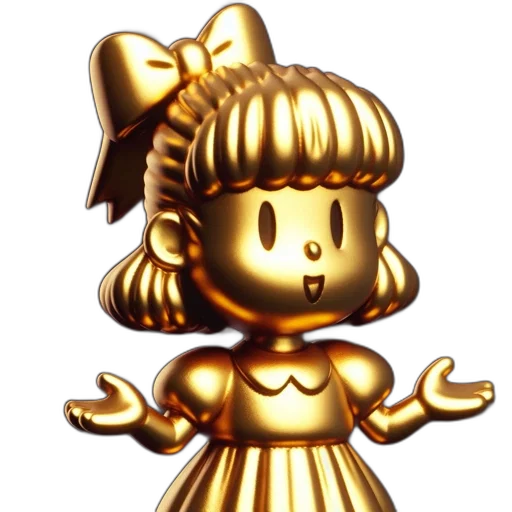 crown, staff, dress, robot transparent PNG cut-out