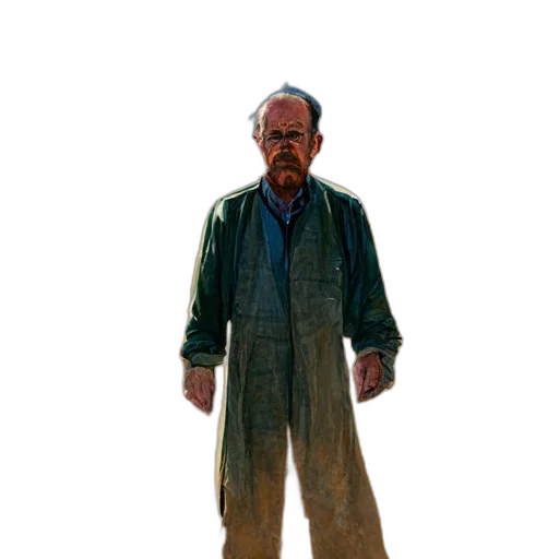 jacket, staff, face, mask transparent PNG cut-out