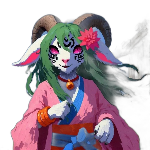 mask, staff, creature, concept art transparent PNG cut-out