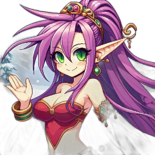 staff, dragon, fantasy art, pixel art transparent PNG cut-out
