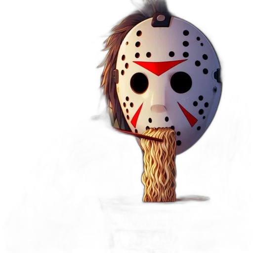 mask, staff, creature, face transparent PNG cut-out