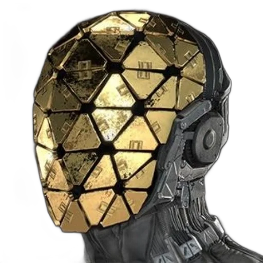 mask, robot, crown, jewelry transparent PNG cut-out