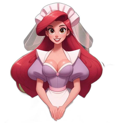 dress, crown, hat, staff transparent PNG cut-out