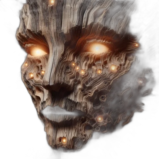face, mask, creature, robot transparent PNG cut-out