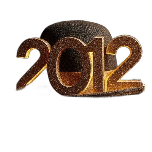 hat, staff, 3d render, 2012 transparent PNG cut-out