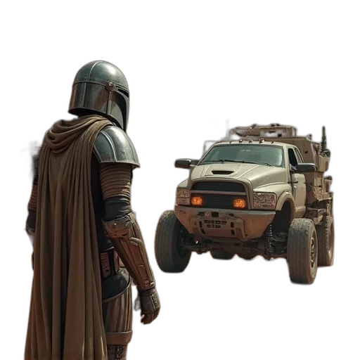 car, weapon, robot, concept art transparent PNG cut-out