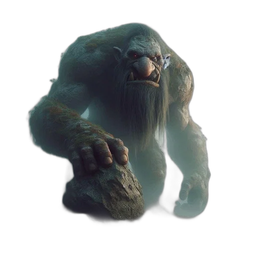 creature, animal, face, staff transparent PNG cut-out