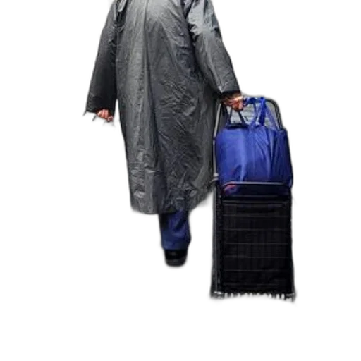 jacket, umbrella, staff, dress transparent PNG cut-out