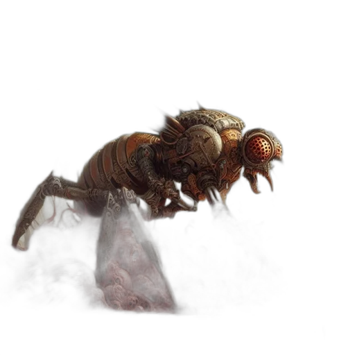 creature, animal, dragon, robot transparent PNG cut-out