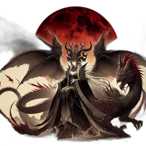 dragon, creature, concept art, fantasy art transparent PNG cut-out