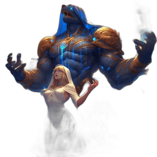 dress, robot, creature, concept art transparent PNG cut-out