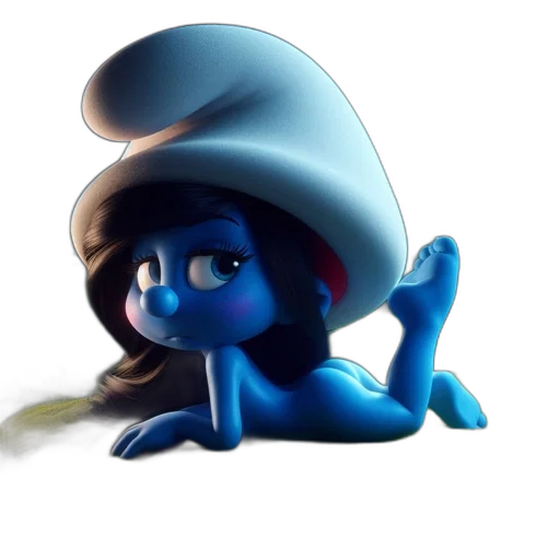 hat, staff, creature, robot transparent PNG cut-out