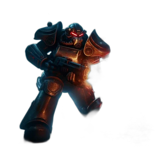 robot, weapon, staff, mask transparent PNG cut-out