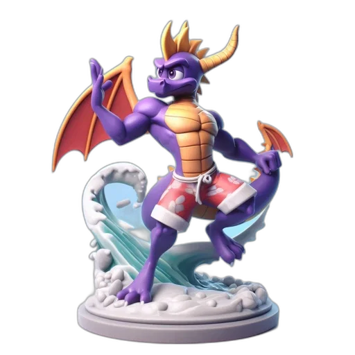 dragon, creature, concept art, 3d render transparent PNG cut-out