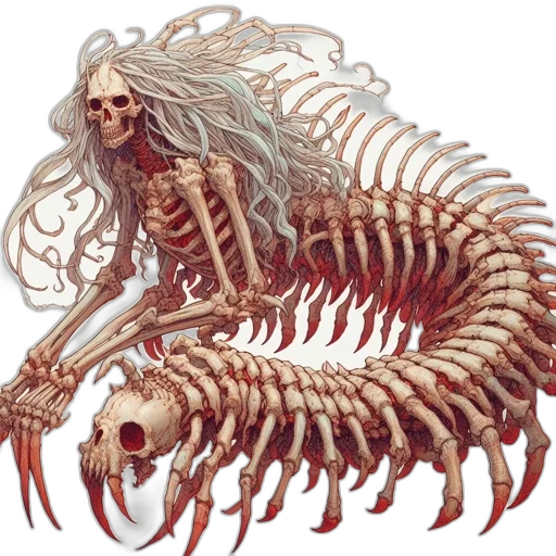 creature, animal, hair, dragon transparent PNG cut-out