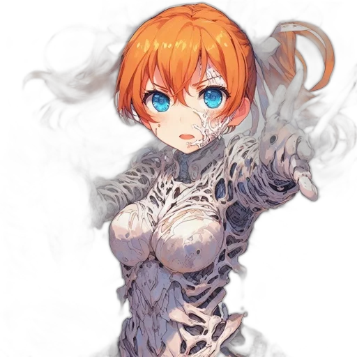dress, weapon, robot, staff transparent PNG cut-out