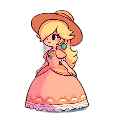 dress, staff, crown, hat transparent PNG cut-out