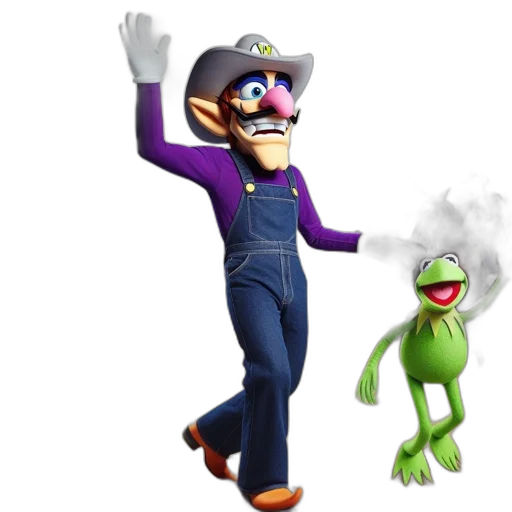 staff, hat, concept art, 3d render transparent PNG cut-out