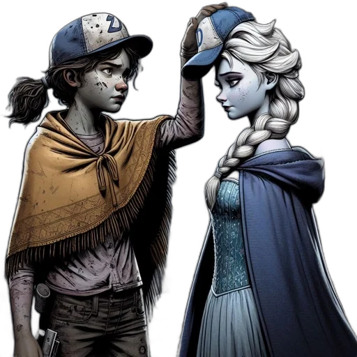 comic book art, concept art, fantasy art, snow transparent PNG cut-out