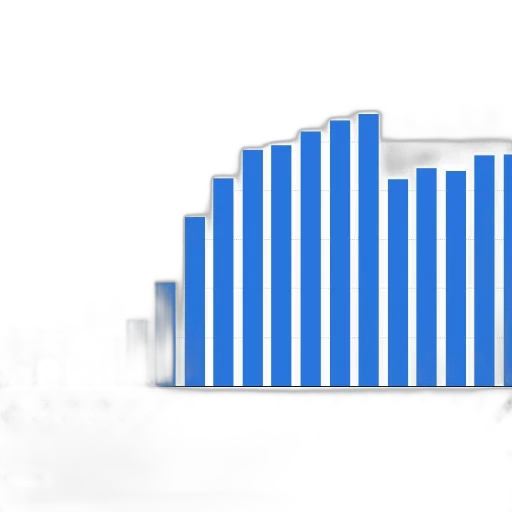 bar, chart, shows, growth transparent PNG cut-out