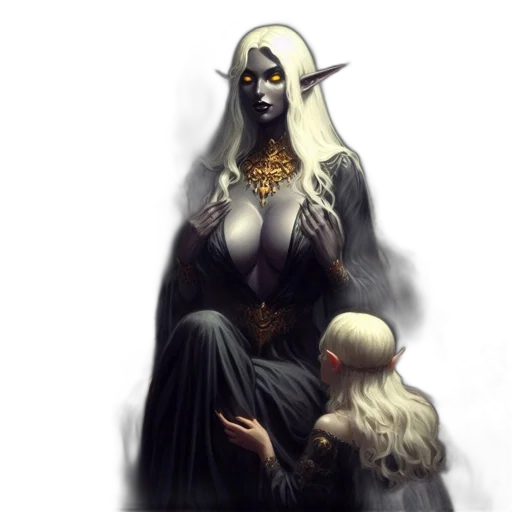 jewelry, dress, fantasy art, concept art transparent PNG cut-out