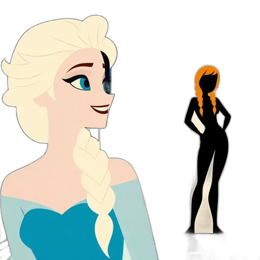 dress, concept art, cartoon, 3d render transparent PNG cut-out