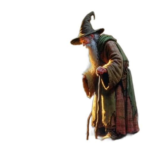 staff, hat, mask, dragon transparent PNG cut-out