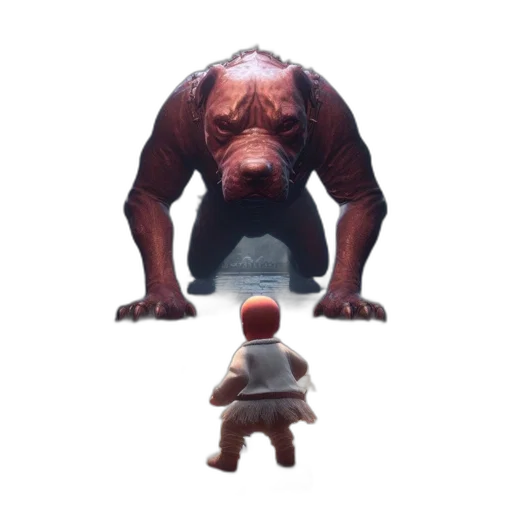 creature, animal, 3d render, concept art transparent PNG cut-out