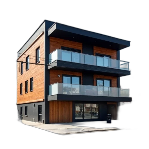 building, furniture, 3d render, photorealistic transparent PNG cut-out