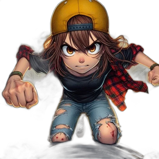 face, hat, weapon, creature transparent PNG cut-out