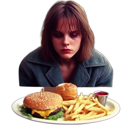 food, jacket, face, robot transparent PNG cut-out