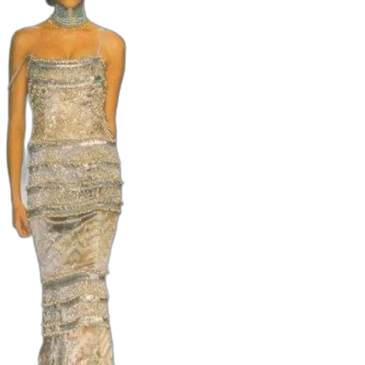 dress, jewelry, 3d render, earth tones transparent PNG cut-out