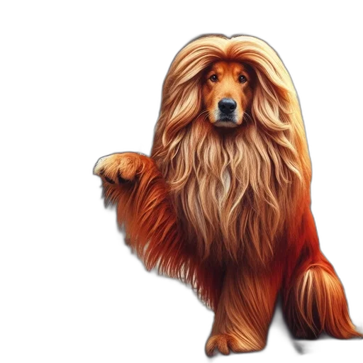 animal, hair, creature, photorealistic transparent PNG cut-out