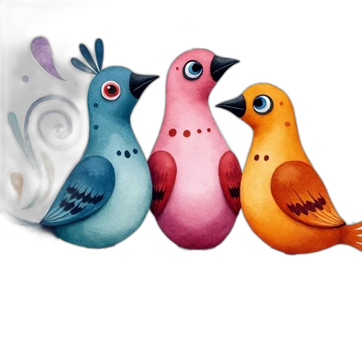 3d render, concept art, watercolor, photorealistic transparent PNG cut-out