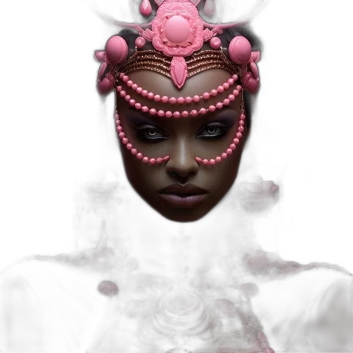 mask, face, crown, creature transparent PNG cut-out