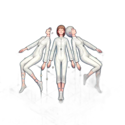 jacket, robot, staff, dress transparent PNG cut-out