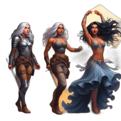 concept art, fantasy art, comic book art, pixel art transparent PNG cut-out