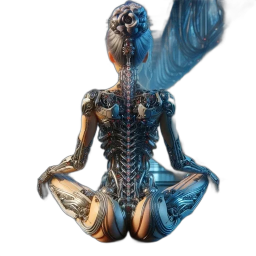 jewelry, dress, robot, creature transparent PNG cut-out